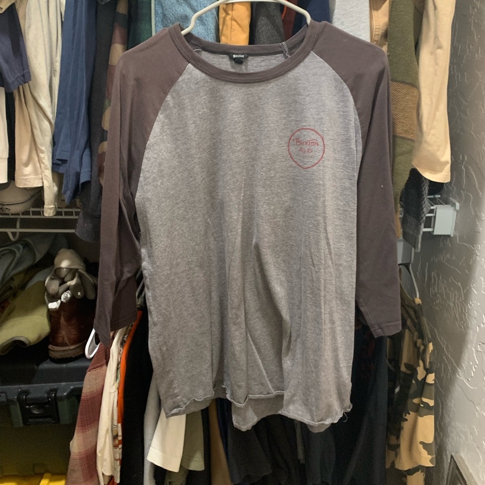 BRIXTON 3/4 SLEEVE BASEBALL TEE | XL